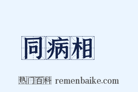 同病相憐是什么意思的图片
